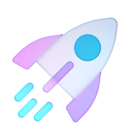 Rakete  3D Icon