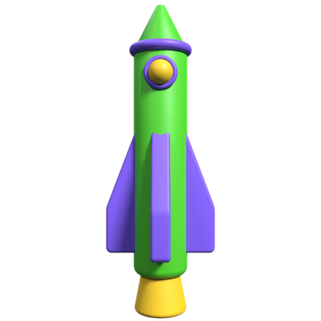 Rakete  3D Icon