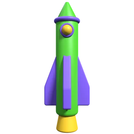 Rakete  3D Icon