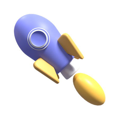 Rakete  3D Icon