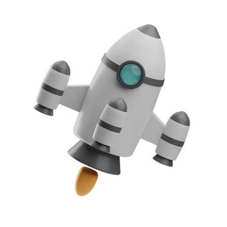 Rakete  3D Icon