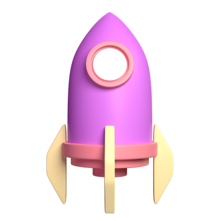 Rakete  3D Icon