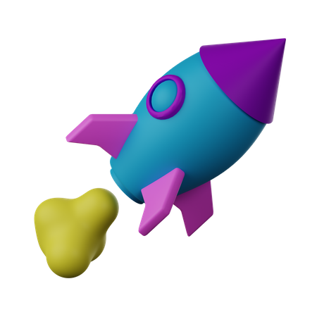 Rakete  3D Icon