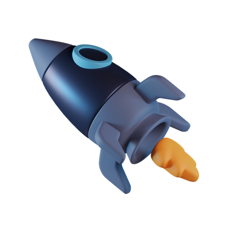 Rakete  3D Icon