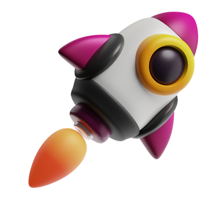 Rakete  3D Icon