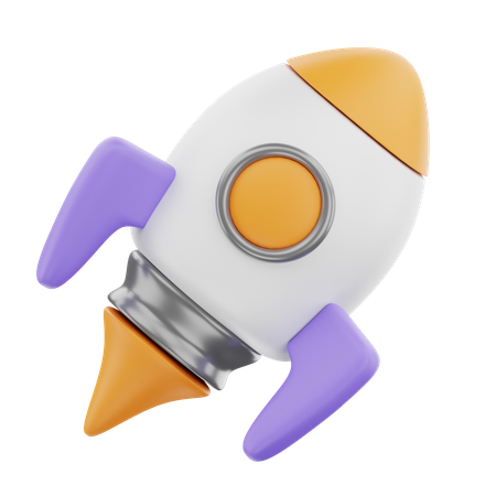 Rakete  3D Icon