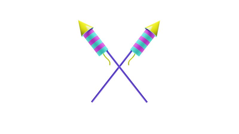 Raketen  3D Icon