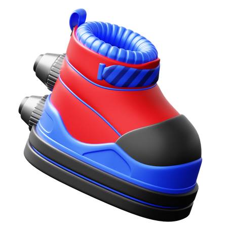 Raketenstiefel  3D Icon