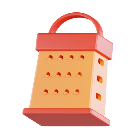 Ralador de queijo  3D Icon