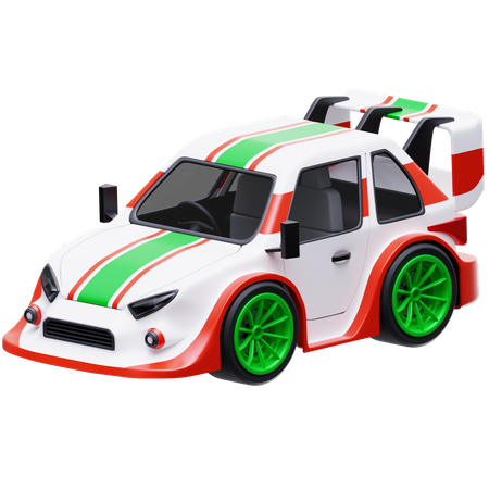 Rally Car  3D Icon