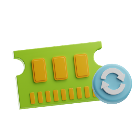Ram Backup  3D Icon