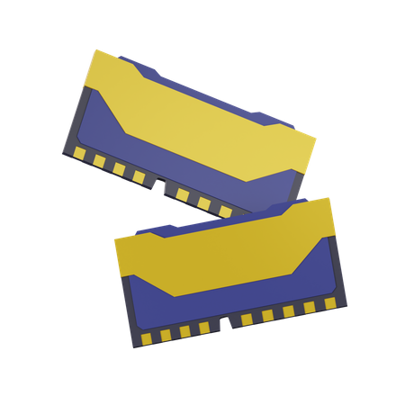 Ram Memory  3D Icon