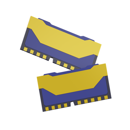 Ram Memory  3D Icon