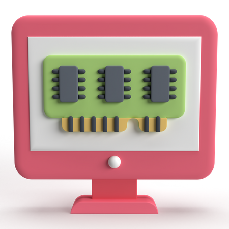 Ram Memory  3D Icon