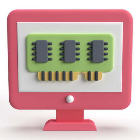 Ram Memory  3D Icon