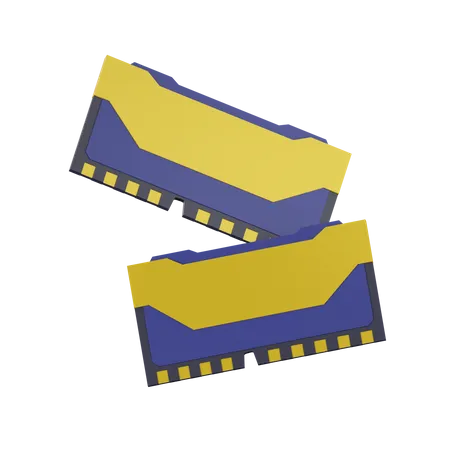 RAM-Speicher  3D Icon