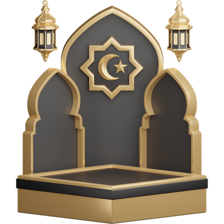 Ramadã  3D Icon