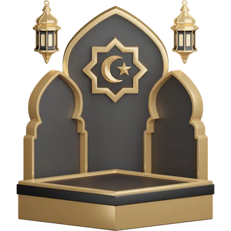 Ramadã  3D Icon