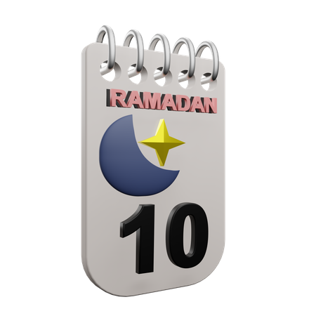 Ramadã dia 10  3D Icon