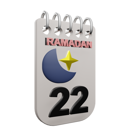 Ramadã dia 22  3D Icon