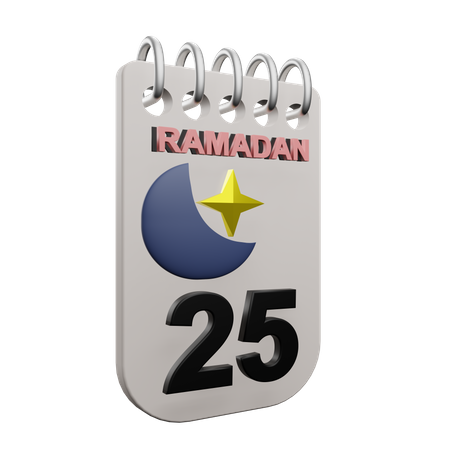 Ramadã dia 25  3D Icon