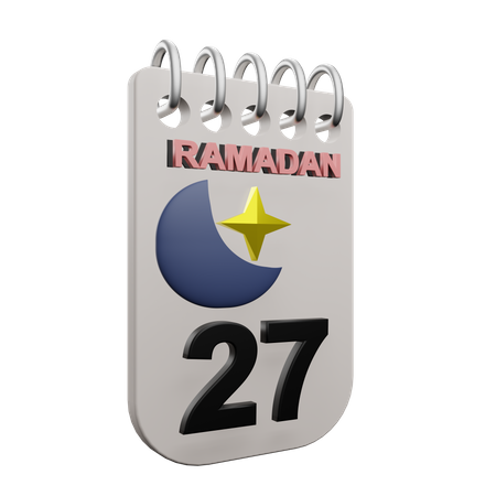 Ramadã dia 27  3D Icon