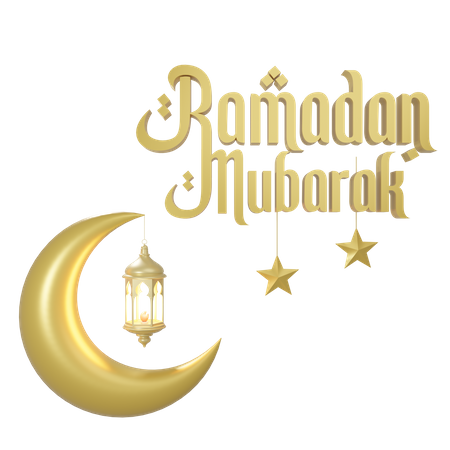 Ramadã Mubarak  3D Icon