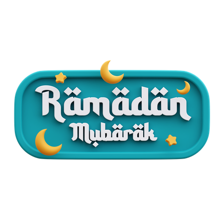 Ramadã Mubarak  3D Icon