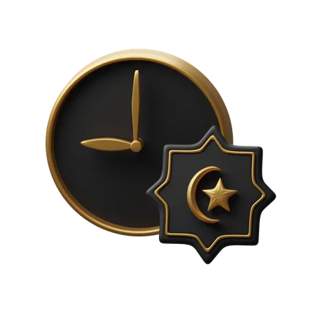 Hora do Ramadã  3D Icon