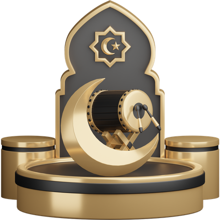 Tambour de Ramadan  3D Icon