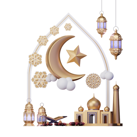 Ramadan  3D Illustration