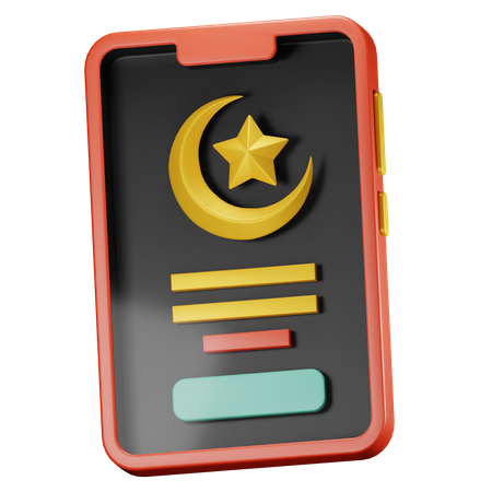 Ramadan Application  3D Icon