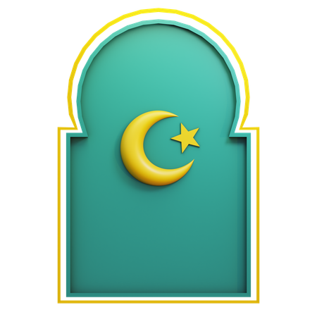 라마단 배경  3D Icon