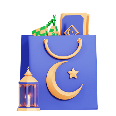 Ramadan Bag  3D Icon