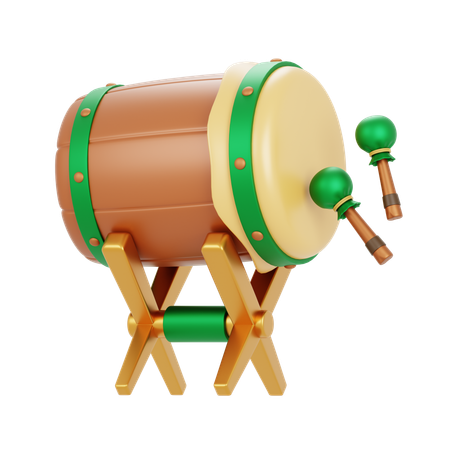 Tambor Ramadã  3D Icon