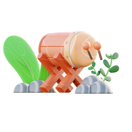 Ramadan Bedug  3D Icon