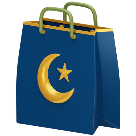 Borsa della spesa del Ramadan  3D Icon