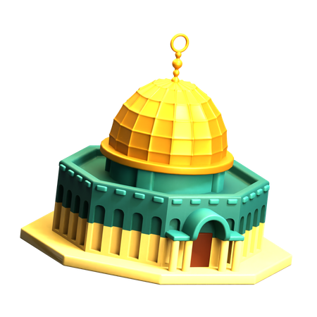 Ramadan Building  3D Icon
