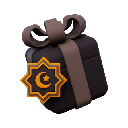 Caja de regalo de ramadán  3D Icon