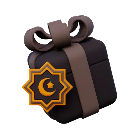 Caja de regalo de ramadán  3D Icon