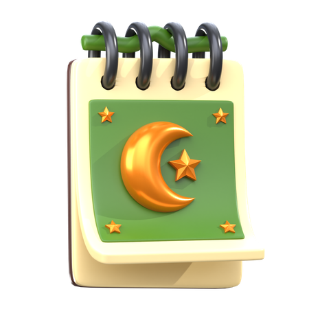 Ramadan Calendar  3D Icon