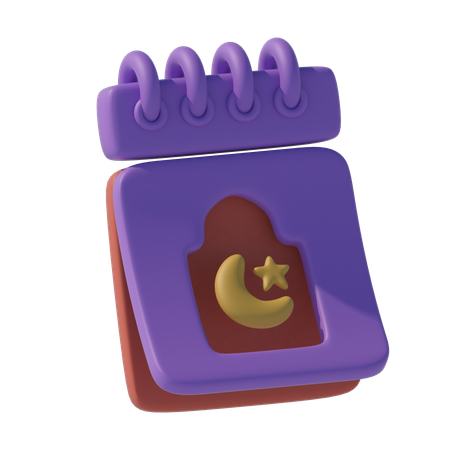 라마단 달력  3D Icon