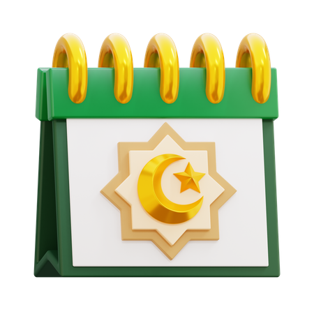 Ramadan Calendar  3D Icon