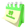 3d ramadan calendar 29 date emoji