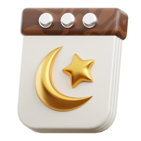 Ramadan Calendar  3D Icon