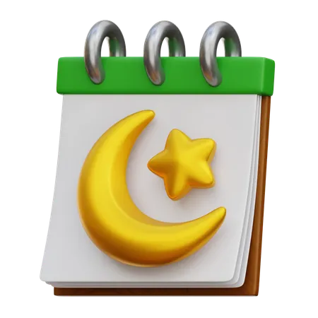 Ramadan Calendar  3D Icon