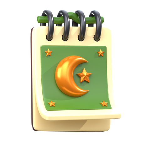 Ramadan Calendar  3D Icon