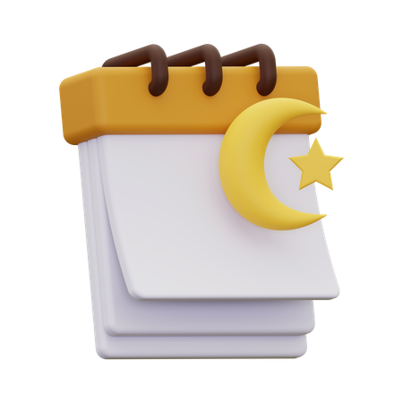 Ramadan Calendar  3D Icon