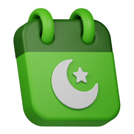 Ramadan Calendar  3D Icon