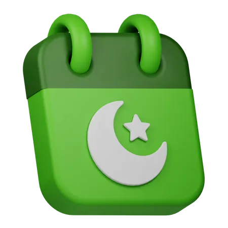 Ramadan Calendar  3D Icon